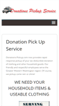Mobile Screenshot of donations-pickup.com